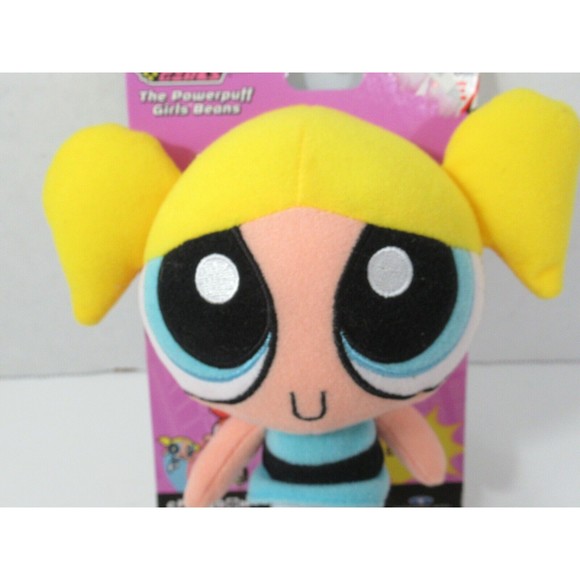 Powerpuff Girls Bubbles Beans Doll Stuffed Plush Cartoon Network Trendmasters - Picture 4 of 7